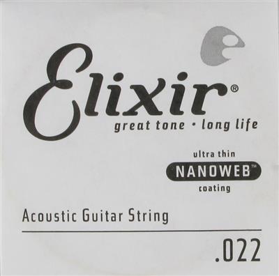 Elixir E15122  80/20 Nano .022 Single String