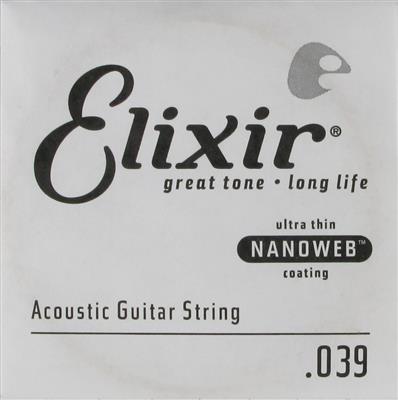 Elixir E15139  80/20 Nano .039 Single String