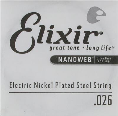 Elixir E15226  Electric .026 Single String