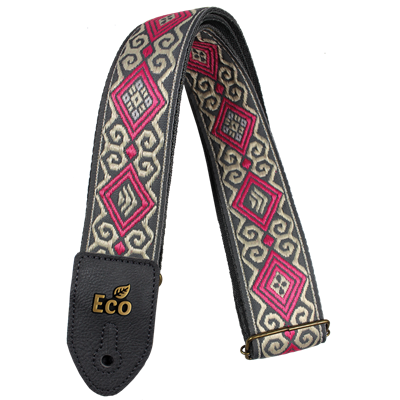 Ecojacq Strap Guitar Pink 2