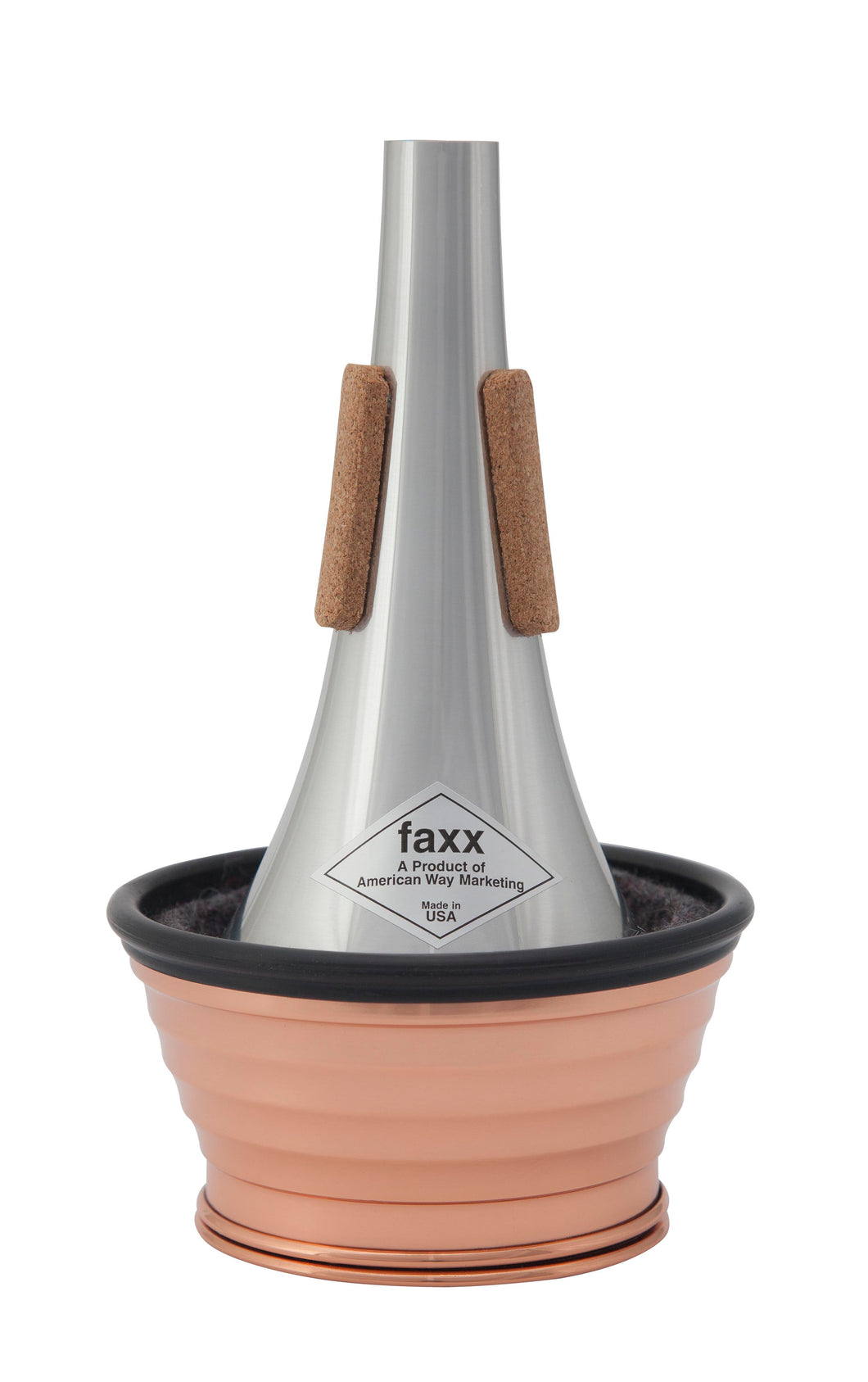 Faxx Trumpet Cup Mute - Aluminium with Copper Cup
