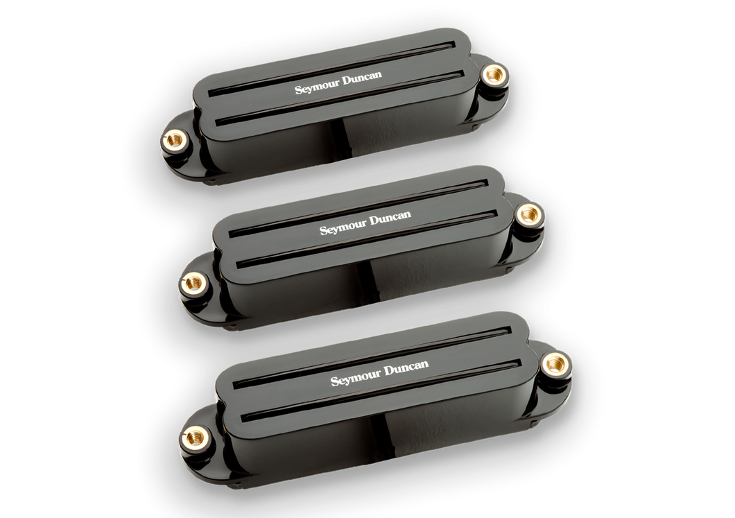 Seymour Duncan Hot Rails For Strat Set Black