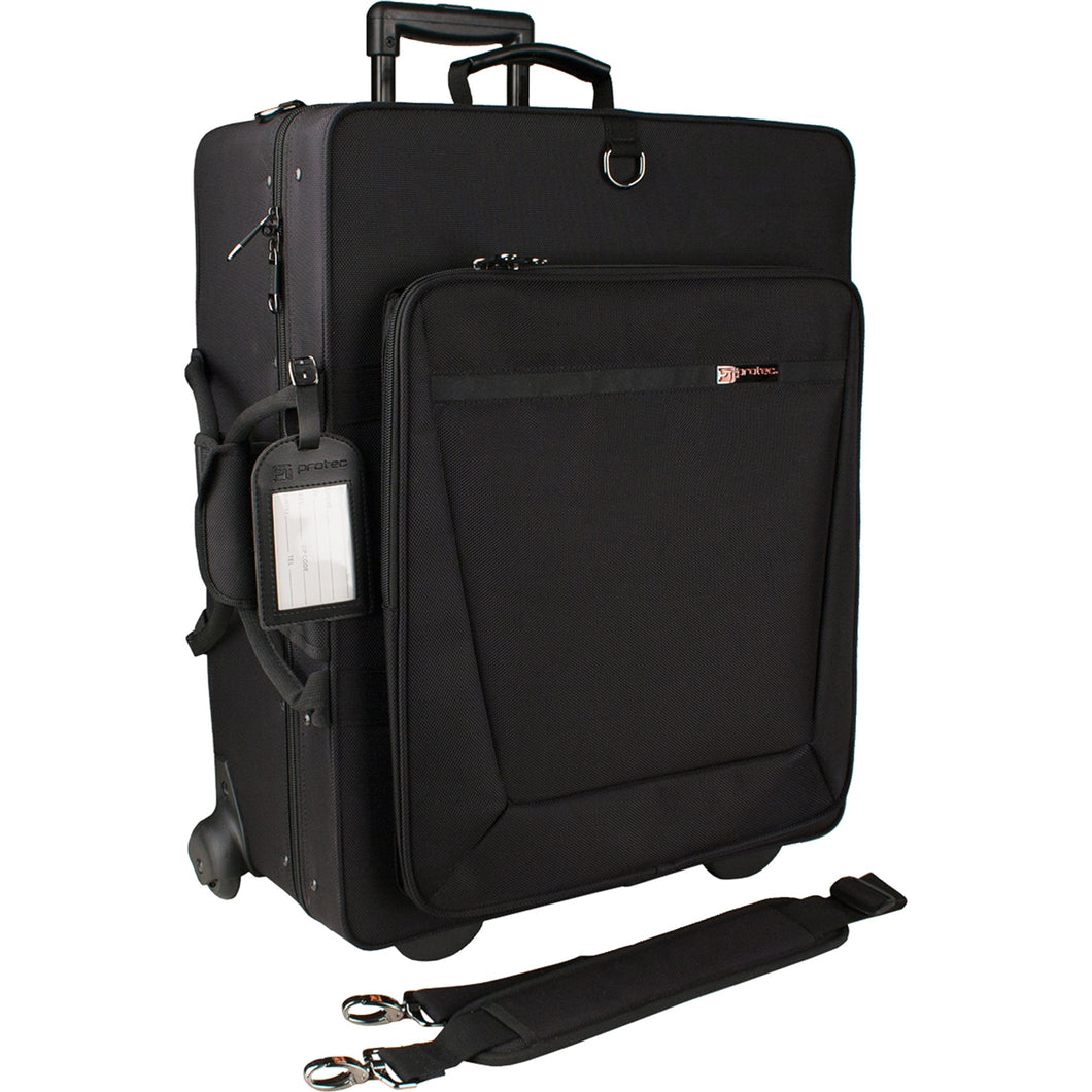 Protec Quad Horn IPAC Case with Wheels (IP301QWL)