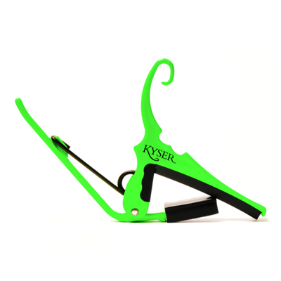 Kyser Quick Change Neon Green Capo