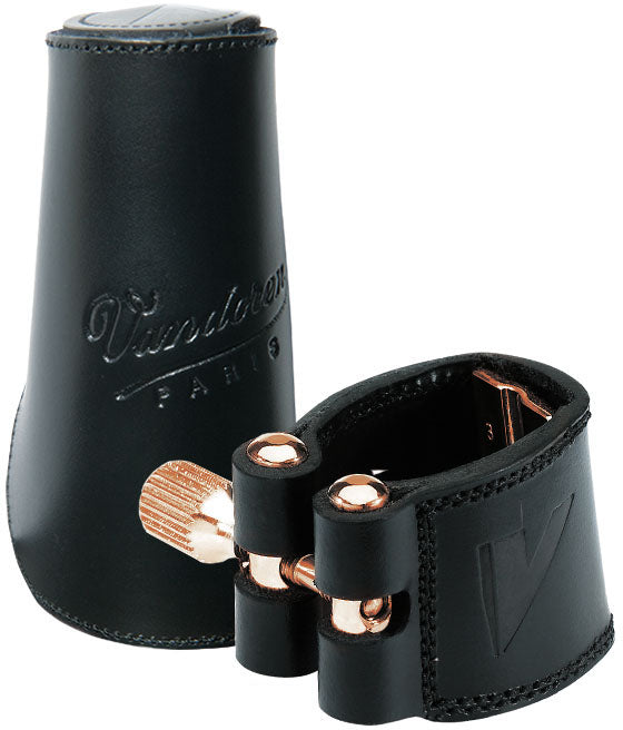 Vandoren LC27L Alto Sax Leather Ligature & Cap