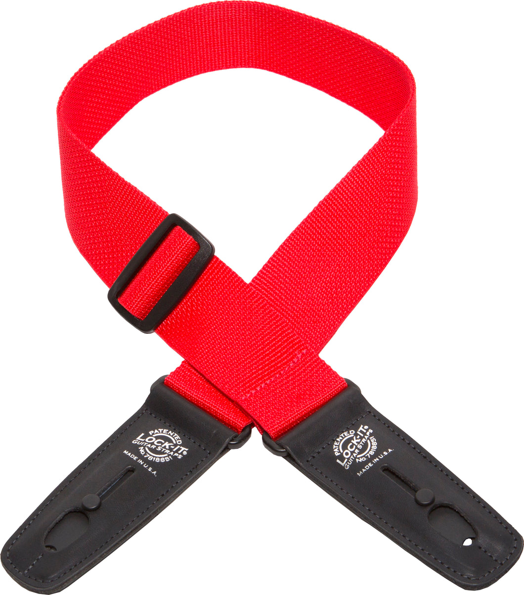 Lock-It 2 Inch PolyPro Strap - Red