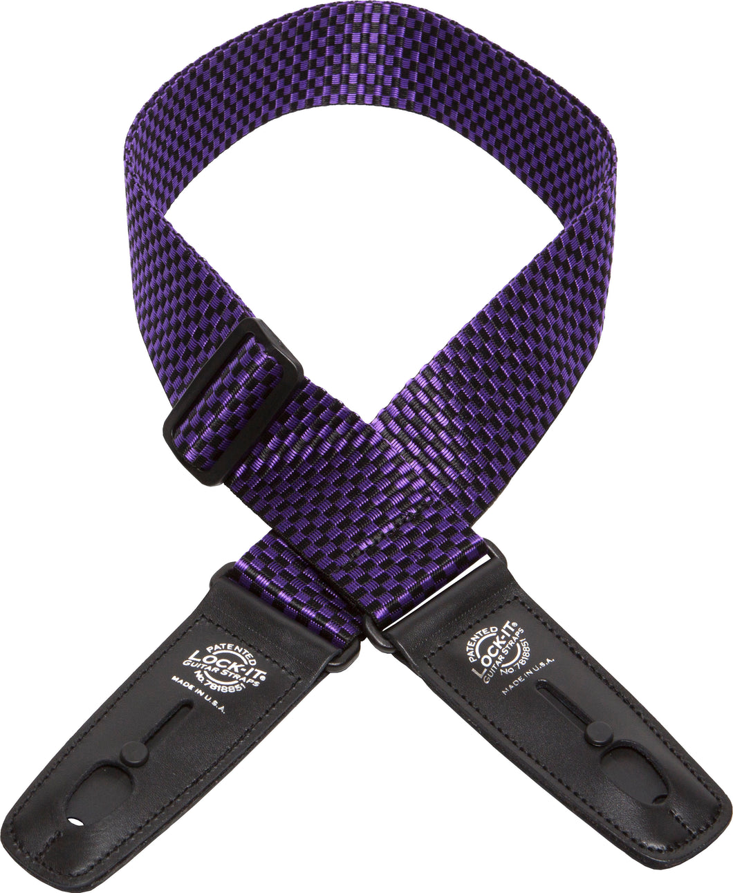 Lock-It 2 Inch PolyPro Strap - Purple Check