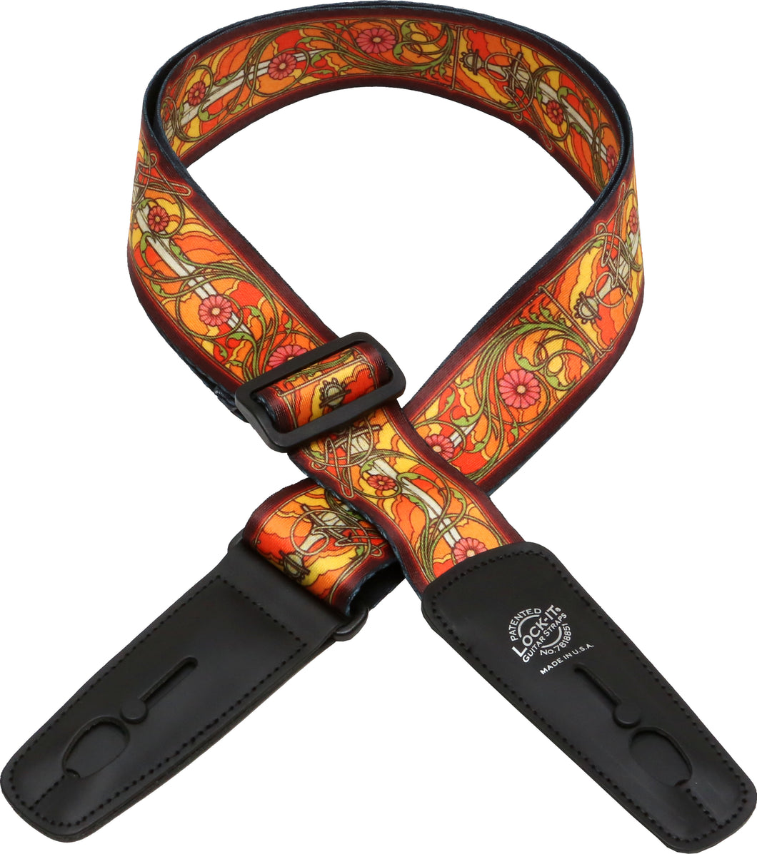 Lock-It 2 Inch Bob Masse Series Strap - Mythical Swords