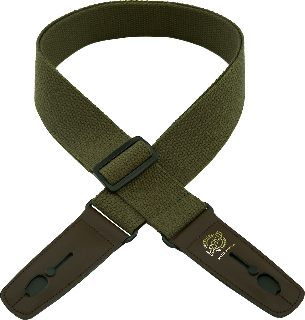 Lock-It 2 Inch Cotton Strap - Olive
