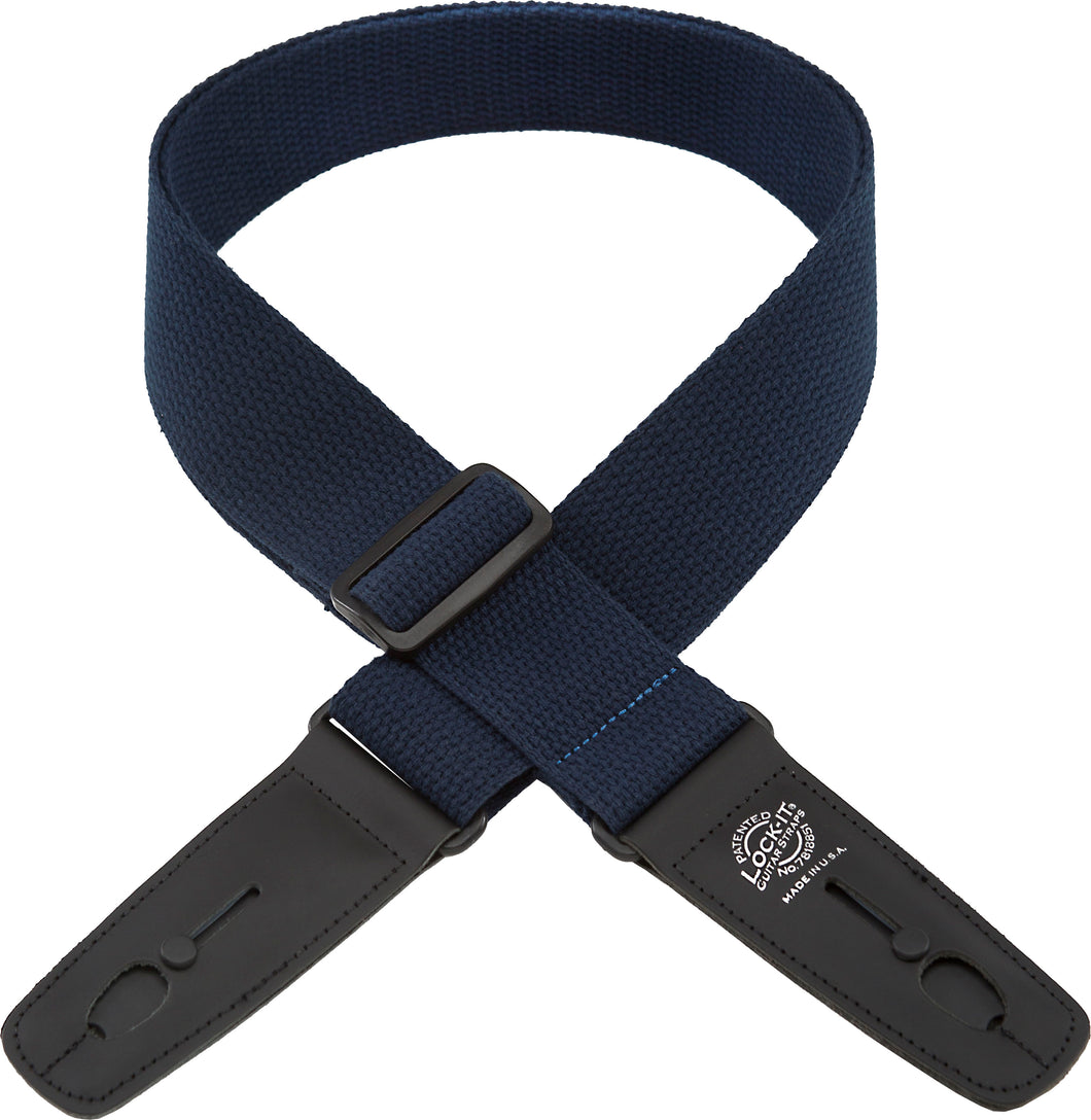 Lock-It 2 Inch Cotton Strap - Navy Blue