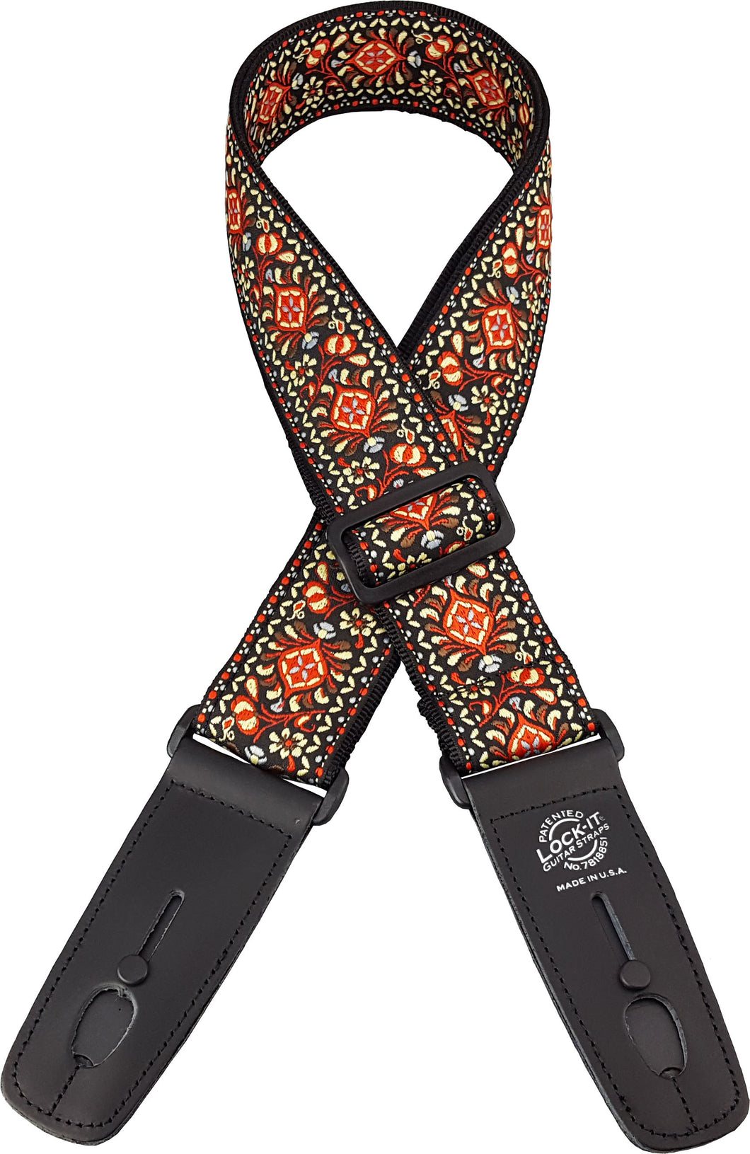 Lock-It 2 Inch Retro Vintage Series Strap - Chestnut Bay