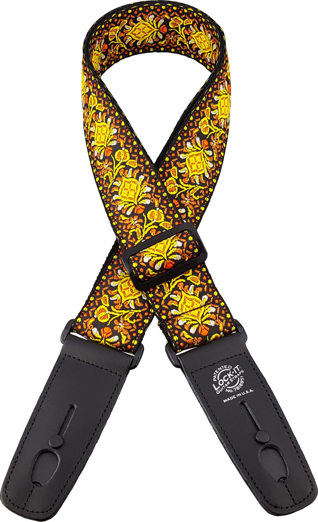 Lock-It 2 Inch Retro Vintage Series Strap - Lemon Chill
