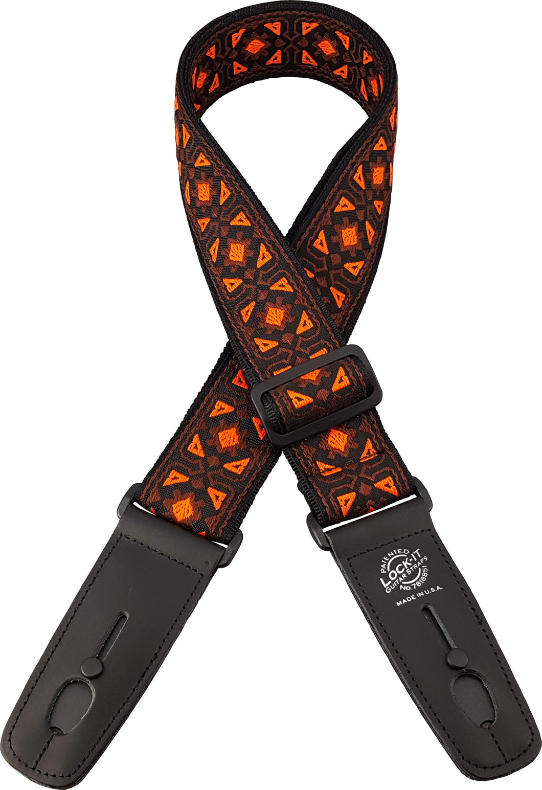 Lock-It 2 Inch Retro Vintage Series Strap - Troubadour
