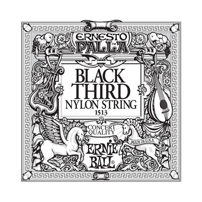 Ernie Ball Ep 1513 Black Nylon 3rd