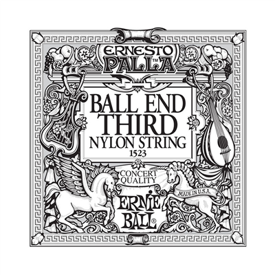 Ernie Ball Ep 1523 Ballend Nylon 3rd