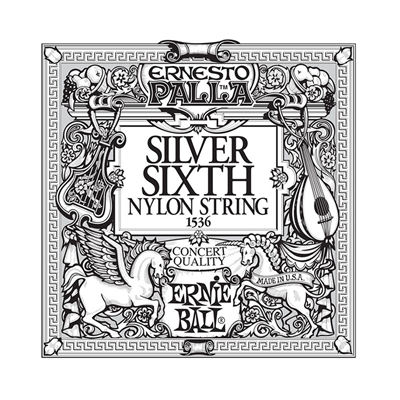 Ernie Ball Ep 1536 Silver Wound Nylon 6th