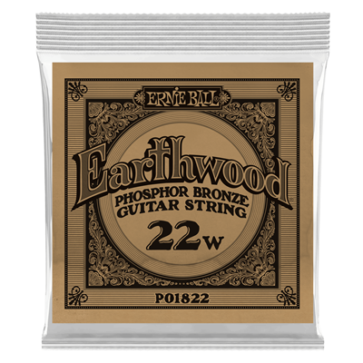 Ernie Ball Earthwood  .022 Phosphor Bronze Acoustic Single