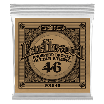 Ernie Ball Earthwood  .046 Phosphor Bronze Acoustic Single