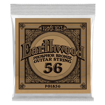 Ernie Ball Earthwood .056 Phosphor Bronze Acoustic Single