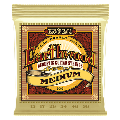 Ernie Ball Earthwood  2002 80/20 Bronze Medium Set 13-56