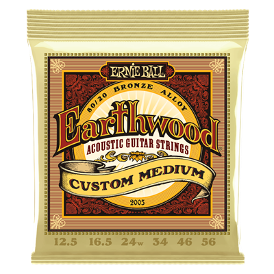 Ernie Ball Earthwood 2005 80/20 Bronze Custom Medium 12.5 - 56