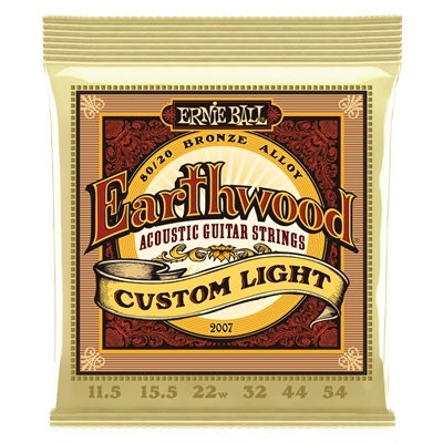 Ernie Ball Earthwood 2007 80/20 Bronze Custom Light 11.5 - 54