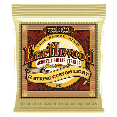 Ernie Ball Earthwood 2013 80/20 Bronze 12 String Set 10-48