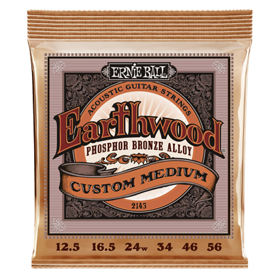 Ernie Ball Earthwood 2143 Phosphor Bronze Custom Medium 12.5 - 56