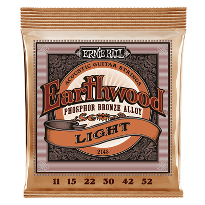 Ernie Ball Earthwood  Phosphor Bronze Light Set 11-52