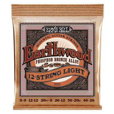 Ernie Ball Earthwood Phosphor Bronze 12 String Set 9-46
