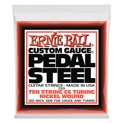 Ernie Ball Pedal Steel C6 Set - 10 String Nickel Wound