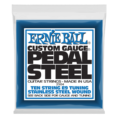 Ernie Ball Pedal Steel E9 Set - 10 String Stainless Steel