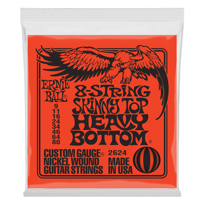 Ernie Ball 8-String Skinny Top Heavy Bottom Set 9-80