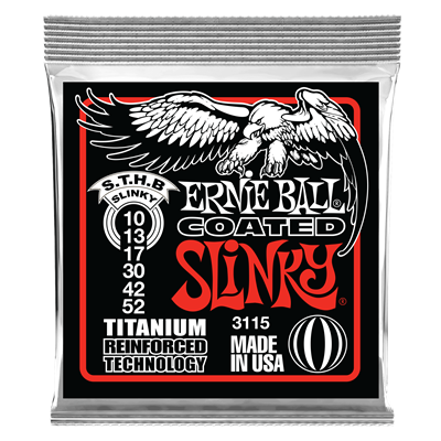 Ernie Ball Coated Skinny Top Heavy Bottom Slinky Set 10-52