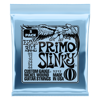Ernie Ball Primo Slinky 9.5-44 (3 Set Pack)
