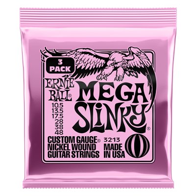 Ernie Ball Mega Slinky 10.5-48 (3 Set Pack)