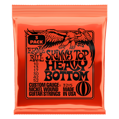 Ernie Ball Skinny Top Heavy Bottom 10-52 (3 Set Pack)