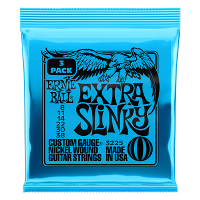 Ernie Ball Extra Slinky 8-38 (3 Set Pack)