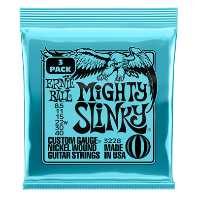 Ernie Ball Mighty Slinky 8.5-40 (3 Set Pack)