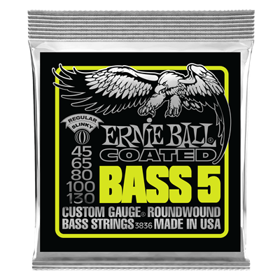 Ernie Ball Coated Regular 5 String 45 - 130