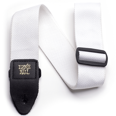 Ernie Ball Strap Polypro White