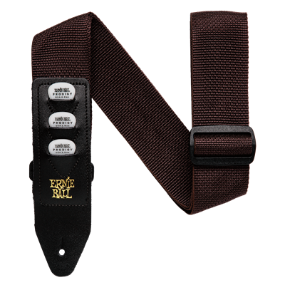 Ernie Ball Pickholder Strap - Brown