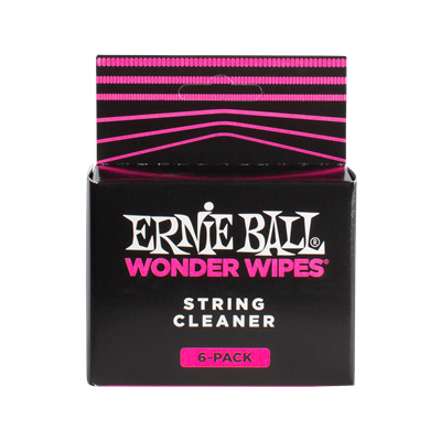 Ernie Ball W/Wipe String Cleaner 6-Pack