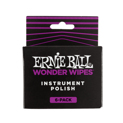 Ernie Ball W/Wipe Instrument Polish 6-Pack
