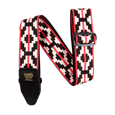 Ernie Ball Strap Jacquard Ristra Red