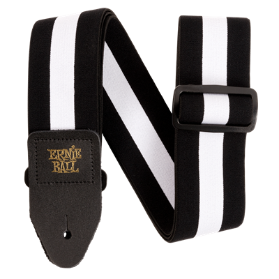 Ernie Ball Strap Stretch Comfort Racer White