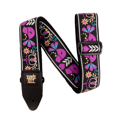 Ernie Ball Strap Purple Bird Lupin Jacquard