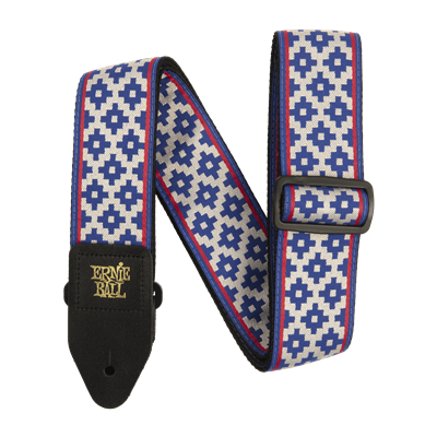 Ernie Ball Strap Blue Crux Jacquard