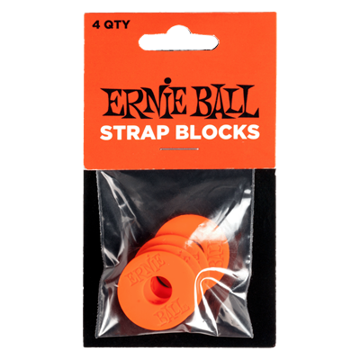 Ernie Ball Strap Blocks 4Pack Red