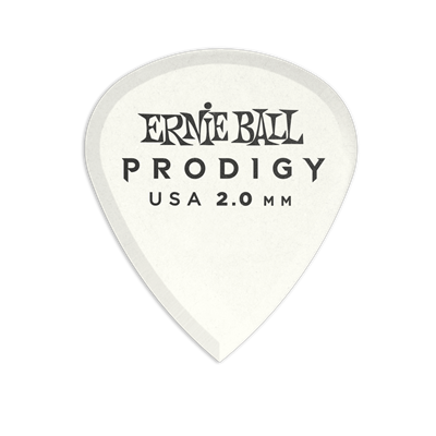 Ernie Ball Prodigy Mini Picks 6-Pack 2.0Mm - White